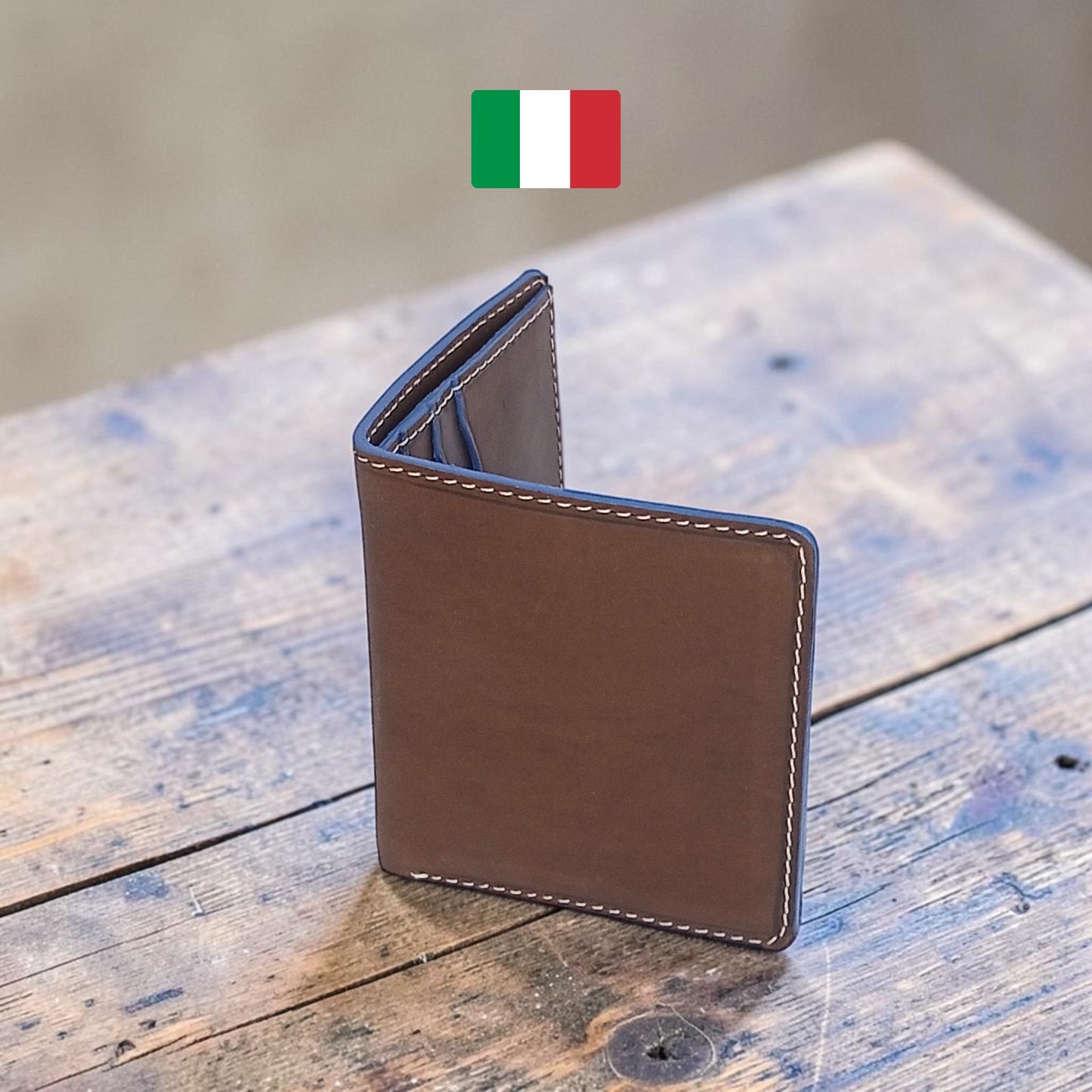Portafoglio Uomo in Vera Pelle Artigianale – con Incisione