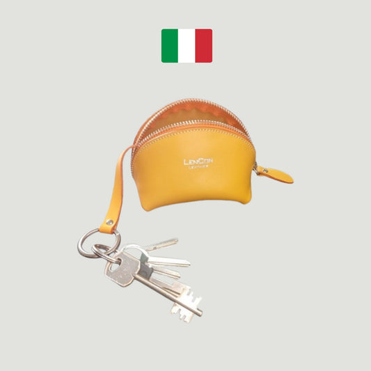 Pochette porta chiavi interamente made in Italy con incisione personalizzata