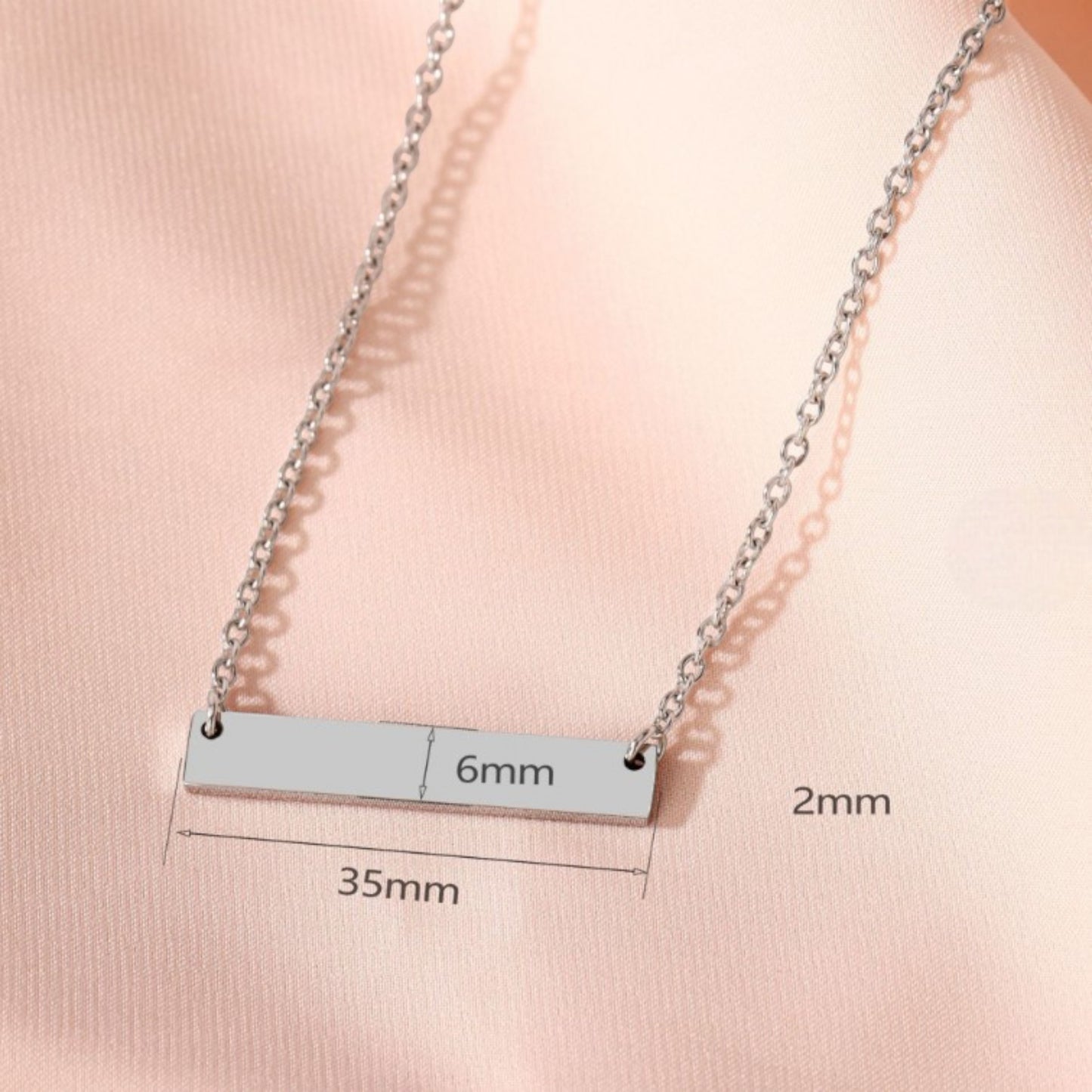 Collana personalizzata nickel free