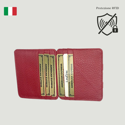 portafoglio magico con 8 porta carte di credito