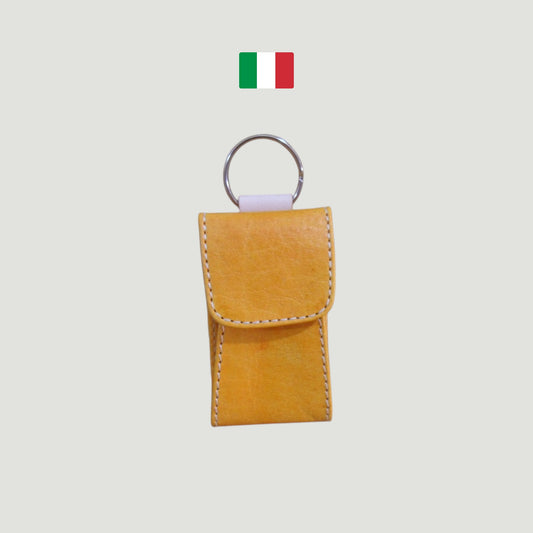 Portachiavi Multiuso in Cuoio Tinto a Mano – Artigianato Italiano