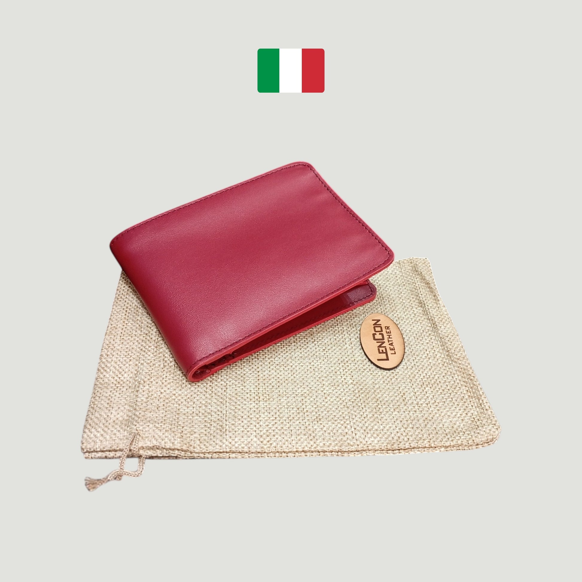 Portafoglio made in Italy fatto a mano con personalizzazione inclusa