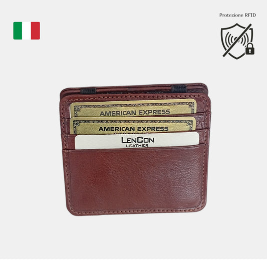 Portafoglio magico, con carte di credito protezione RFID e personalizzazione